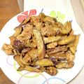 naopon☆'s cooksnap of when they made とろとろなすと豚コマのしょうが炒め.