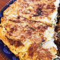 つぶあんころりん's cooksnap of when they made 素麺リメイク☆香ばしチーズの簡単チヂミ。.