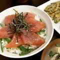 2児ママみきてぃ's cooksnap of when they made まぐろの漬け丼.