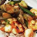 reracise's cooksnap of when they made 茄子と海老の揚げあんかけご飯.