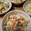 ひがも☆'s cooksnap of when they made スパサラ(ツナ入り).