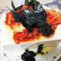 はろーもえか's cooksnap of when they made おつまみ☆キムチ韓国海苔フレーク冷奴.