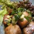 花ひとひら's cooksnap of when they made 鰹の竜田揚げ(｡￫∀￩｡)すっぱ葱ソース.