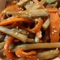 たきゅ's cooksnap of when they made 簡単!おばあちゃんの味♪極太田舎きんぴら.