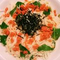 （＊あωや＊）'s cooksnap of when they made サケフレーク素麺♪.