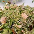 toshio39's cooksnap of when they made きゅうり・ハムで☆春雨サラダごま風味.
