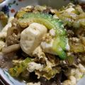 クックるん☆戦隊's cooksnap of when they made 牛肉とゴーヤのオイスターチャンプルー.