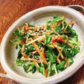 ちゃちゃまる26's cooksnap of when they made 豆苗と人参の塩昆布サラダ♪.