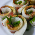 tsohmionko's cooksnap of when they made ちくわの梅ゴマしそロール♪.