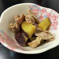 クック1CDFZW☆'s cooksnap of when they made サツマイモと豚バラの甘辛煮.