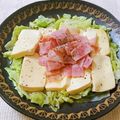 monuvalley's cooksnap of when they made 豆腐とキャベツの塩だれベーコン.