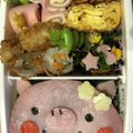 Snowまん's cooksnap of when they made ＊キャラ弁＊簡単★ペタっとぶたちゃん♡.