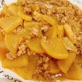 ♡ぽちすけ♡'s cooksnap of when they made フライパンひとつde簡単♡大根のそぼろ煮.