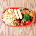 neko＊and…'s cooksnap of when they made 魚肉ソーセージとコーンの炊き込みごはん.