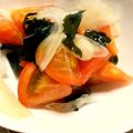 かなちん0807's cooksnap of when they made ポン酢でさっぱり！トマト玉葱わかめサラダ.