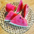 ボブナナ's cooksnap of when they made どこでも真ん中♡スイカの切り方はコレ♪.