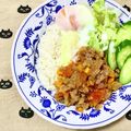 ふたごゆき's cooksnap of when they made レタスとミニトマトのミートソース丼♡.