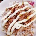 cotton777's cooksnap of when they made 包丁いらずツナマヨ丼.