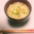 minmo2✳️2's cooksnap of when they made 簡単！大根の皮と油揚げのお味噌汁.
