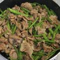MAHALO兄さん's cooksnap of when they made ささげの豚肉のピリ辛炒め.