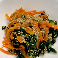 ☆megunyan☆'s cooksnap of when they made ほうれん草とにんじんのナムル.