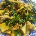 aizu_po's cooksnap of when they made 豚ニラ厚揚げ。.