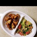 linhua's cooksnap of when they made 豆苗ベーコンきのこトマトのふんわり卵炒め.