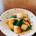 azuki-bar's cooksnap of when they made 長芋とアゲのオイスター炒め.