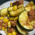 マヨメロディー's cooksnap of when they made 簡単！豚こまとズッキーニの梅マヨ炒め♪.