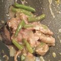 アザラシ農場's cooksnap of when they made 豚バラ豚こま切れ◎いんげんなすの味噌炒め.