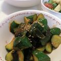 クックE662AA☆'s cooksnap of when they made 即席 ピリ辛きゅうり 大量消費.