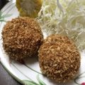 ぷりまめ's cooksnap of when they made ハヤシをリメイク　揚げない焼きコロッケ.
