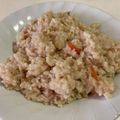 papikun's cooksnap of when they made ほんとうは誰にも教えたくない賄いリゾット.