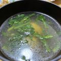 すみっちゃん's cooksnap of when they made とろとろ春菊たっぷりスープ♪.