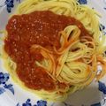 ミンジュン's cooksnap of when they made 市販のトマトピューレで簡単パスタ.