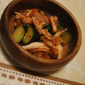 メリノ's cooksnap of when they made キムチと鶏ササミの和えもの　おつまみに♡.