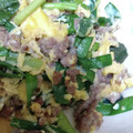 あかぷり's cooksnap of when they made にら玉風★豚挽き肉とニラの卵炒め　.