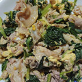 ナーちゃん's cooksnap of when they made 豚とほうれん草と卵の中華塩炒め.