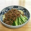 アスリートまさこ's cooksnap of when they made 中華麺で作るゴーヤ肉味噌のじゃじゃ麺風.