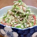きっかママ's cooksnap of when they made シャキシャキ水菜とみょうがの豆腐サラダ.