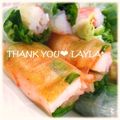 LAYLA*'s cooksnap of when they made ★韓国風ピリ辛生春巻き　*Ym*.
