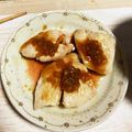 優輝光's cooksnap of when they made 鶏もも肉ステーキ オニオンにんにくソース.