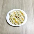 クック4P73QB☆'s cooksnap of when they made 簡単！フルーツサンド離乳食後期プレート.