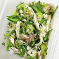 クックGB6431☆'s cooksnap of when they made きゅうりとささみの梅しそ和え.