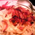 filmbuffyy's cooksnap of when they made カリカリベーコンのカルボナーラ.