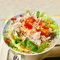 komutatata's cooksnap of when they made 簡単ピリ辛サラダうどん.