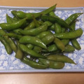 きらり流れ星's cooksnap of when they made ビールのおつまみ⌒☆枝豆(枝付き)ゆで方.