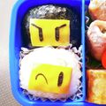 ガクココちゃん's cooksnap of when they made 簡単キャラ弁☆おにぎり☆ボンバーマン☆.
