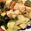 手抜きでおいしく's cooksnap of when they made メープル豆腐(サラダトッピング).