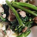 おしえてね's cooksnap of when they made ☼超簡単♪空芯菜と鶏もも肉の中華炒め.
